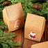 Wehhbtye 52 Sets Packaging Christmas Gingerbread House Cardboard, Gingerbread House Shaped Boxes with Stickers, Xmas