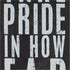 Primitives by Kathy 22677 Pinstriped Trimmed Box Sign, 3" x 12", Take Pride In How Far You Have Come