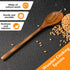2PCS Wooden Cooking Spoons, Large Kitchen Utensil for Cooking, Serving, Mixing