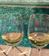 Set of 8 Petite Flower Magnetic Wine Glass Charms - Drink Markers for Regular or Stemless Glasses by Simply Charmed