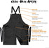 Under NY Sky Cross-Back Black Apron, Adjustable for Men, Women, Pro Barber, Tattoo, Hair Stylist, Server