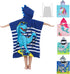 Dinosaur Beach Towel with Hood for 3-10 Years Boys and Girls Hooded