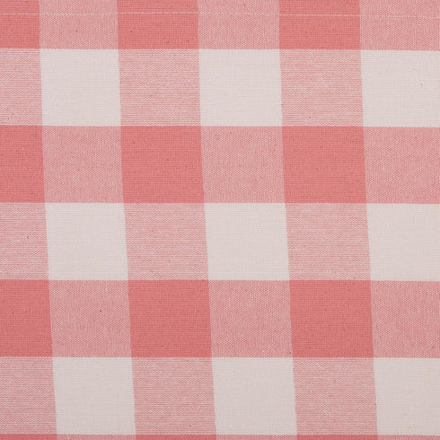 DII Buffalo Check Collection Classic Farmhouse Table Runner, Pink & White, 14x108