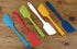 RSVP International Ela Series: Heat Resistant Cooking & Baking Silicone Wrapped Steel Rubber Scraper, 11x2, White