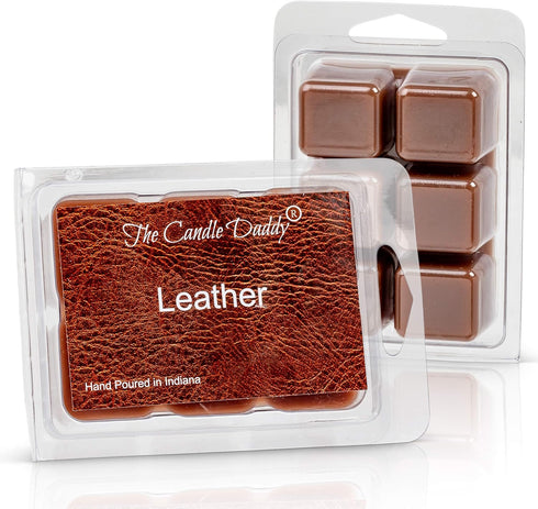 Leather Maximum Scented Wax Cubes/Melts, 5 Packs, 10 Ounces Total, 30 Cubes