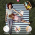 HX&OD 80x60 Extra Large Picnic Outdoor Blanket, Waterproof Picnic Mat Foldable Camping Blanket Portable with Carry