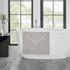 Jean Pierre New York Cotton StoneWash Medallion Bath Rug, 21x34 in., Grey