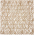 DII Woven Paper Tabletop Collection, Square Placemat Set, 16x16, Taupe, 6 Piece