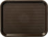 Carlisle FoodService Products Cafe Food Tray, 10 x 14 Inches, Chocolate, Plastic Cafeteria Tray