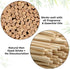 Reed Diffuser Sticks – 100 pcs Black Rattan Essential Oil Aroma Refill Wood Sticks for Spa, Fragrance, Aromatherapy (24