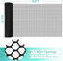 Miuwauer 15.7IN 50FT 0.3IN 50 Plastic Mesh Fence Sheet x - Opening Plastic Chicken Wire Netting Roll Durable for Dogs