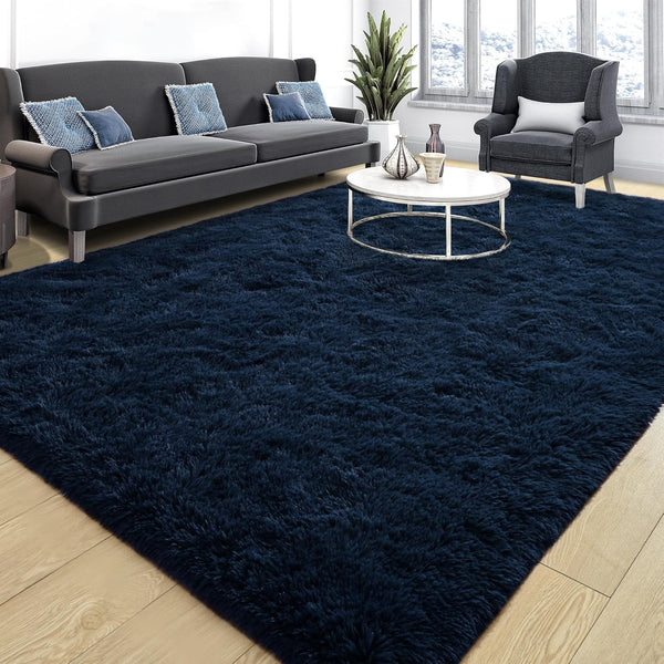 Tepook Soft Fluffy Rugs for Living Room, 5x8 Shaggy Area Rug for