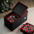 Premium Christmas Bauble Storage Box with Dividers - 128 Compartment Ornament Storage Box for Delicate Decorations