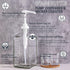 37oz eBun Glass Mouthwash Pump Dispenser with Cups for Bathroom - Guest Bathroom Essentials, Mouthwash Container