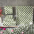 6 Set Kinlop Pcs Checkered Bath Towels Lightweight Coral Washcloth Quick Dry Patterned Thin Coral Fleece Hand Towel