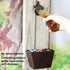 Wall Mounted Bottle Cap Catcher Antique Copper Beer Top Bucket with Drained Holes (Pack of 2)