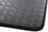 Anti-Fatigue Kitchen Faux Leather Non-Skid Cushioned Comfort Mat, 18" x 30", Diamond Black/Black