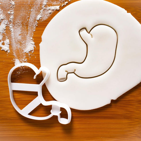 Set of 3 Gastrointestinal Anatomy Cookie Cutters (Intestines, Liver, Stomach) - Bakerlogy