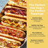 Nostalgia Pop-Up 2 Hot Dog and Bun Toaster - Works with Chicken, Turkey, Veggie Links, Sausages