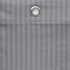 Zenna Home Ultimate Striped Waterproof Fabric Shower Curtain or Liner, 70" x 72" Grey