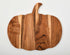 Pumpkin Bamboo Serving & Cutting Board,The Nightmare Before X-MAS Gift and Decoration, 12''L(inch) x 13''W(inch), Brown (WL-CB-016)