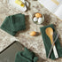 DII Basic Terry Collection Waffle Dishtowel Set, Solid Dark Green, 15x26, 4 Piece