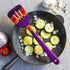 12-1/2" Wooden Slotted Spatula from Baltique Waikiki Collection, Safe for Nonstick Cookware