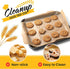 Unbleached Parchment Paper for Baking 15in x 210ft – 260 Sq.Ft Roll with Cutter, Heavy Duty Non-Stick Brown Parchment for Baking, Cooking, Grilling, Steaming and Air Fryer by Baker’s Signature