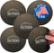 JAR HEADS Rubber Jar Opener Gripper Pad, 5 Pack - Thick 5 Inch Grippers for Weak Hands & Seniors