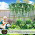 (Green,65"x49.2"x23.6") Extra Large Cucumber Trellis for Raised Bed, U-Shape Garden Trellis for Climbing Plants
