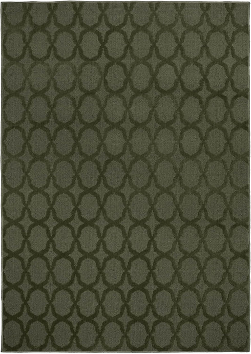 Garland Rug Sparta Area Rug, 3 ft. x 5 ft. Silver for Home Decor
