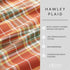 13"x70" Elrene Home Fashions Hawley Plaid Harvest Fall/Thanksgiving Cotton Console Centerpiece/Table Runner