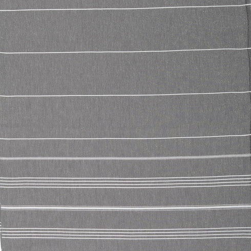 Bersuse Towels Anatolia XL Beach Blanket Throw Blanket, 100% Cotton, 61x82 Inches, Anthracite