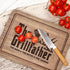 The Grillfather Walnut Cutting Board, Unique Gifts for Dad, Cool Kitchen Gifts for BBQ & Grill Masters