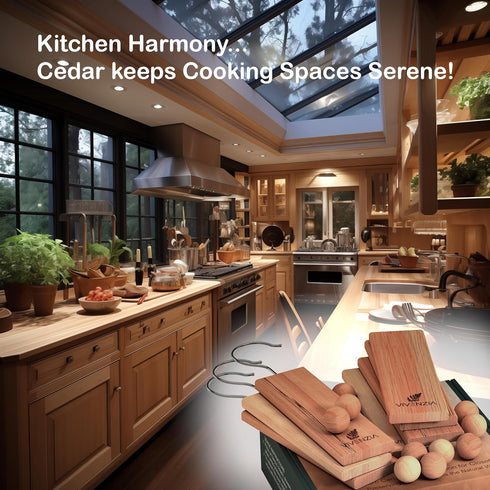 Cedar Blocks for Clothes Storage, 25 pcs Including 15 Hang-ups and 10 Balls, Aromatic Cedar for Closet and Drawers