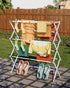 3 APEXCHASER Drying Rack Clothing - Tier Metal Clothes Drying Rack Collapsible, Laundry Drying Rack Expandable, Small