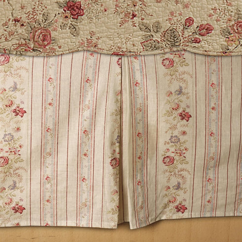 Greenland Home Antique Rose Bed Skirt, Full Size, Multi
