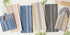 DII French Stripe Kitchen Collection, Potholders, Chambray Blue, 2 Count