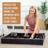 HOLDN' STORAGE Extra-Large Under Bed Shoe Storage Organizer - Fits Men's and Women's Shoes with Durable Cover