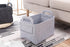 Storage Basket Felt Storage Bin Collapsible & Convenient Box Organizer with Carry Handles for Office Bedroom Closet Babies Nursery Toys DVD Laundry Organizing