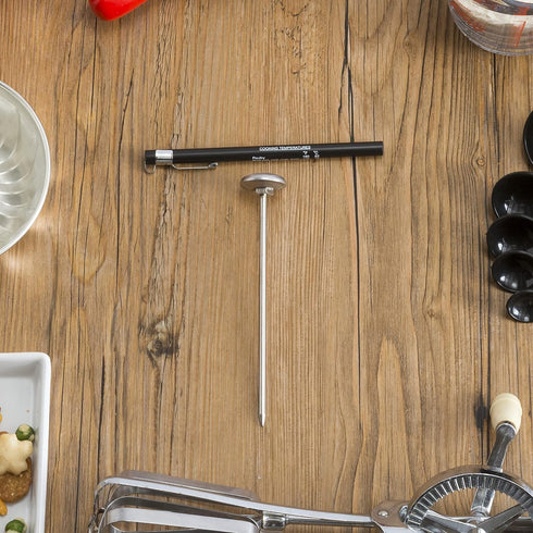 Home Basics Durable Cooking Thermometer - Stainless Steel Construction