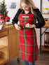 DII Unisex Kitchen Christmas Apron for Women & Men, Adjustable Ties and Large Front Pockets for Cooking