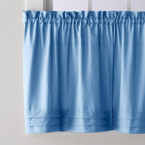 SKL Home Holden Curtain Tier Pair, Smoke, 57" x 24", 2 Count