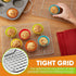 Spring Chef 100% Stainless Steel Cooling Rack & Baking Rack, 8.5 x 12 Inches, Fits Small Quarter Sheet Pan