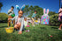 4-Pack 18x24.5 Fun Express Jumbo Easter Eggs Yard Signs - Large Outdoor Easter Decorations with Stakes |