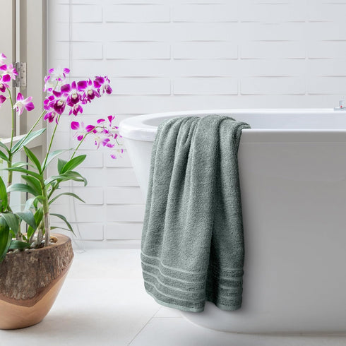 Set 4, 30 60 Inches 60% 40% Avalon Towels Bath Towels of Size x - Cotton, Viscose Made from Bamboo, Soft and Absorbent