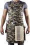 Asaya Chef Apron for Men and Women with Hand Towel and Bottle Opener - 10oz Canvas Cooking Apron Set.