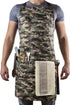 Asaya Chef Apron for Men and Women with Hand Towel and Bottle Opener - 10oz Canvas Cooking Apron Set.