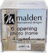 Malden International Designs Acrylic Photo Cube, Holds (6) 4” x 4” Square Photos, Clear