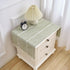 Summer Small Bedside Tablecloth Nightstand Cover Cloth with Tassels Rustic Farmhouse End Table Cloth Linen Side Table